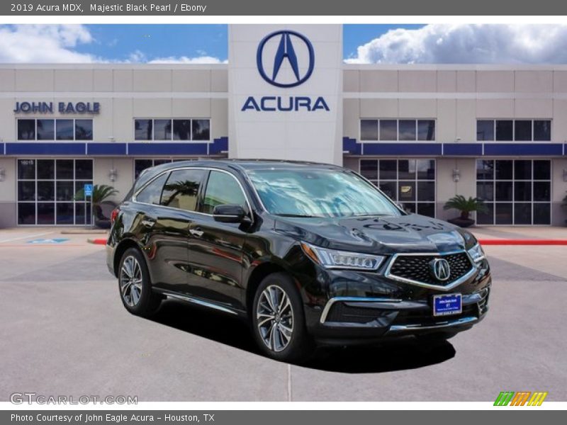 Majestic Black Pearl / Ebony 2019 Acura MDX