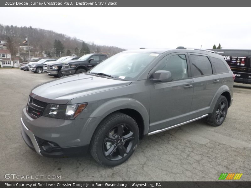 Destroyer Gray / Black 2019 Dodge Journey Crossroad AWD