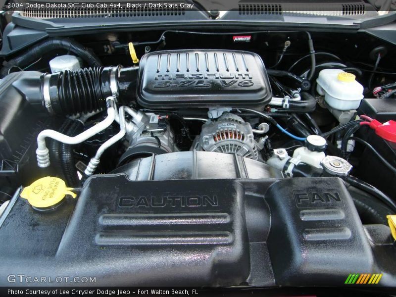 Black / Dark Slate Gray 2004 Dodge Dakota SXT Club Cab 4x4