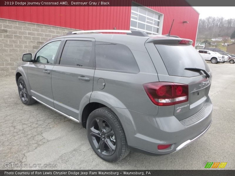 Destroyer Gray / Black 2019 Dodge Journey Crossroad AWD