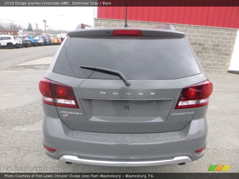 Destroyer Gray / Black 2019 Dodge Journey Crossroad AWD