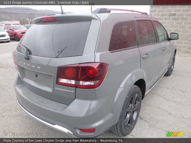 Destroyer Gray / Black 2019 Dodge Journey Crossroad AWD