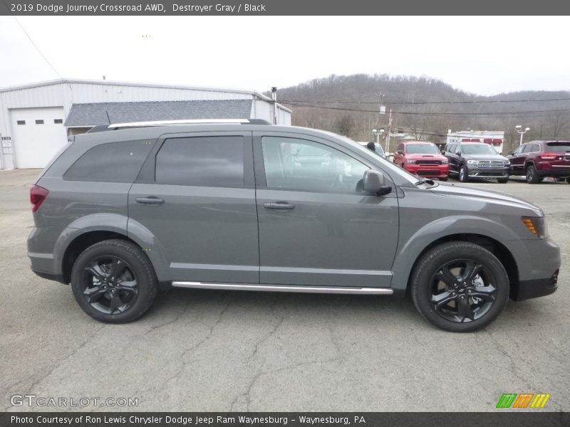 Destroyer Gray / Black 2019 Dodge Journey Crossroad AWD