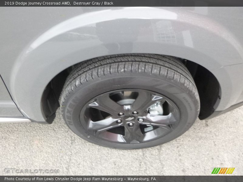 Destroyer Gray / Black 2019 Dodge Journey Crossroad AWD