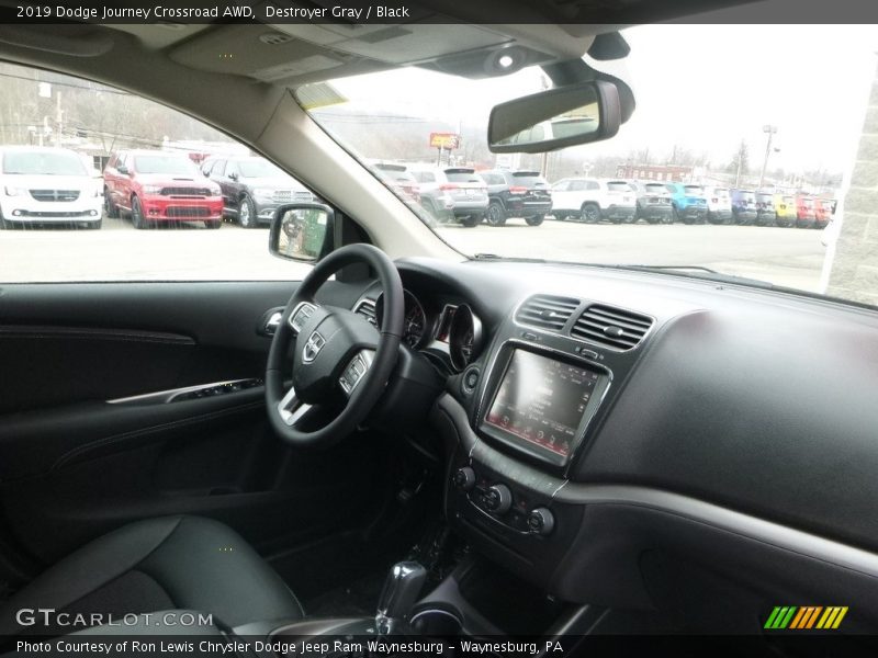 Destroyer Gray / Black 2019 Dodge Journey Crossroad AWD