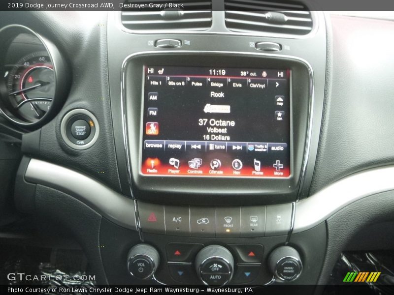 Destroyer Gray / Black 2019 Dodge Journey Crossroad AWD