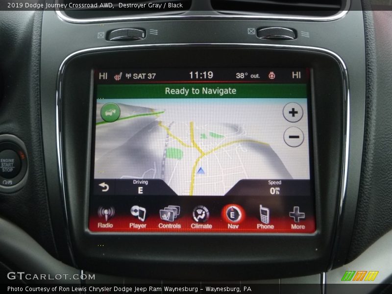 Destroyer Gray / Black 2019 Dodge Journey Crossroad AWD