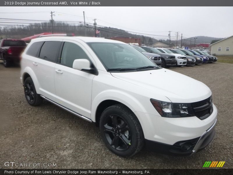 Vice White / Black 2019 Dodge Journey Crossroad AWD