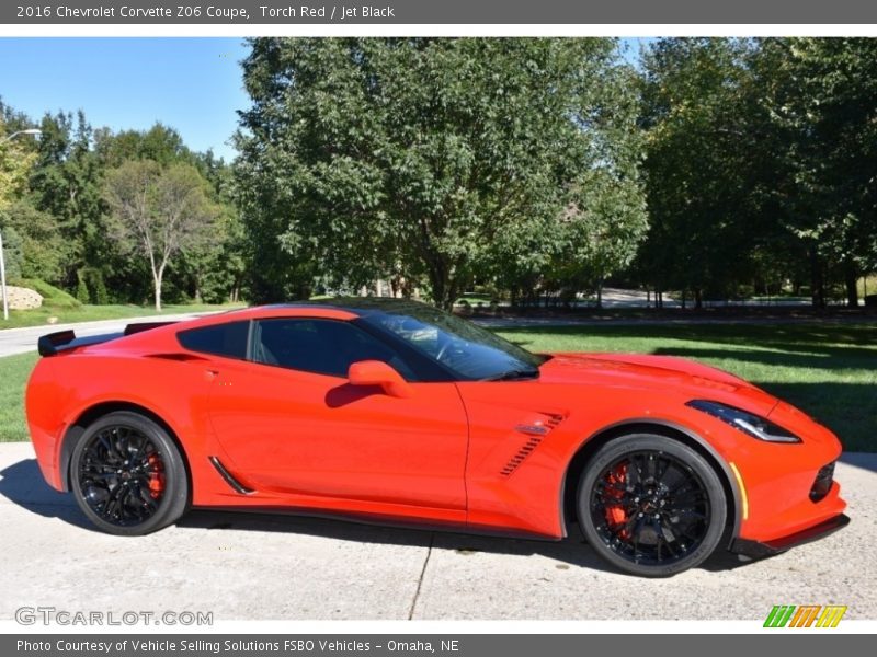 Torch Red / Jet Black 2016 Chevrolet Corvette Z06 Coupe