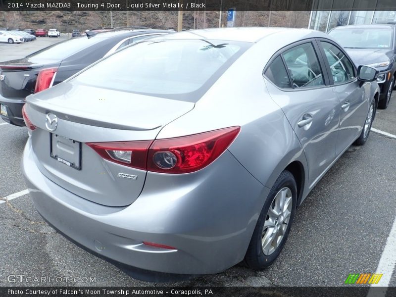 Liquid Silver Metallic / Black 2014 Mazda MAZDA3 i Touring 4 Door