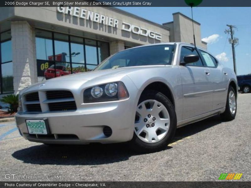 Bright Silver Metallic / Dark Slate Gray/Light Slate Gray 2006 Dodge Charger SE