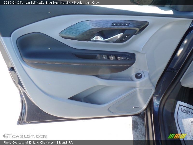 Blue Steel Metallic / Medium Ash Gray 2019 GMC Terrain SLT AWD