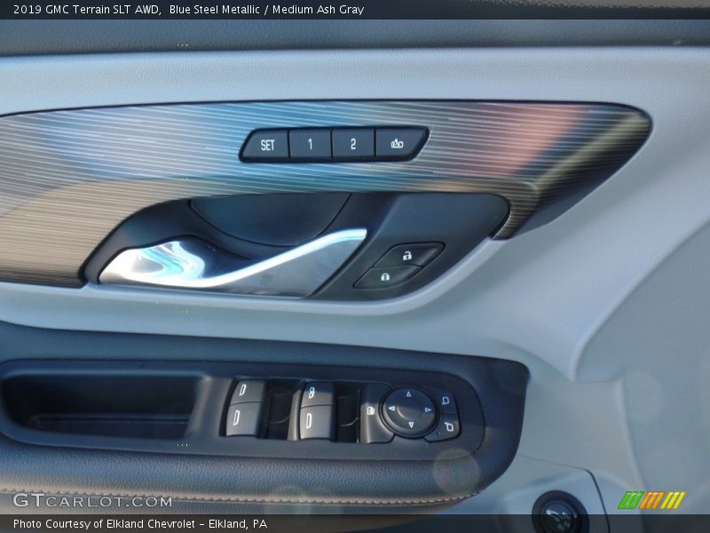 Blue Steel Metallic / Medium Ash Gray 2019 GMC Terrain SLT AWD