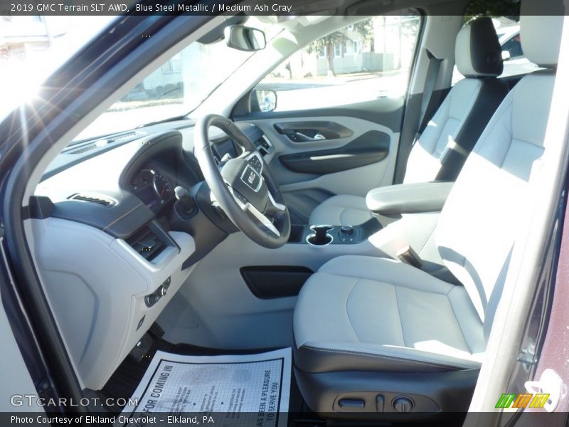 Blue Steel Metallic / Medium Ash Gray 2019 GMC Terrain SLT AWD
