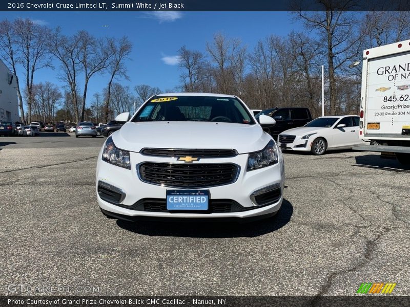 Summit White / Jet Black 2016 Chevrolet Cruze Limited LT