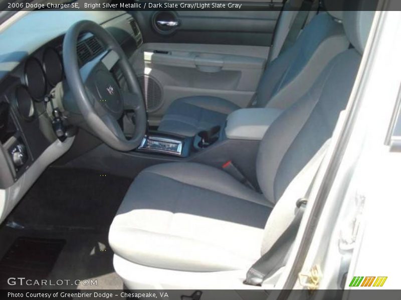 Bright Silver Metallic / Dark Slate Gray/Light Slate Gray 2006 Dodge Charger SE