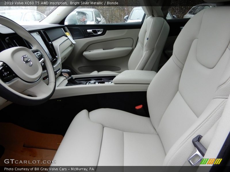 Front Seat of 2019 XC60 T5 AWD Inscription