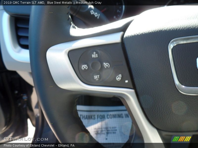 Blue Steel Metallic / Medium Ash Gray 2019 GMC Terrain SLT AWD