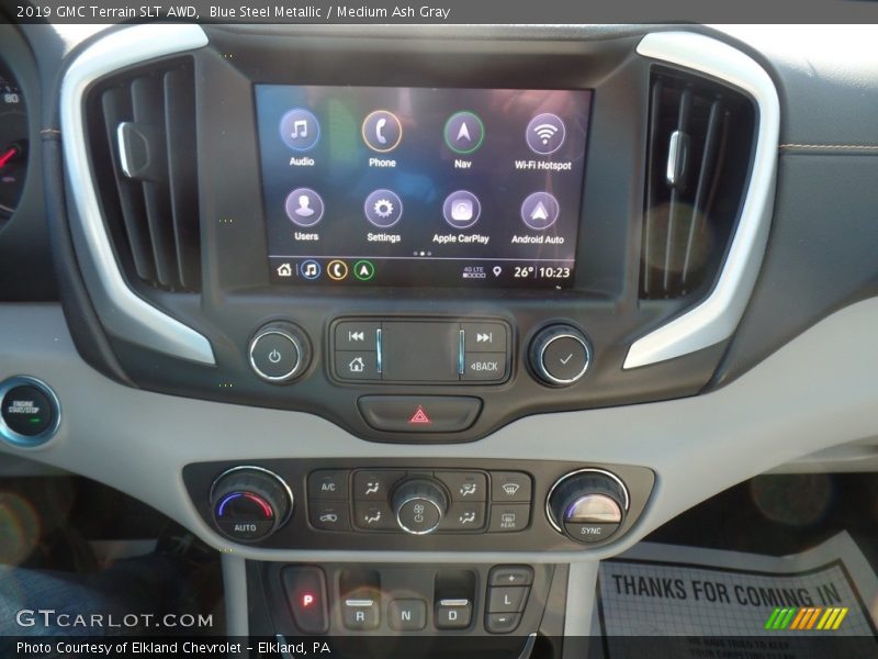 Blue Steel Metallic / Medium Ash Gray 2019 GMC Terrain SLT AWD