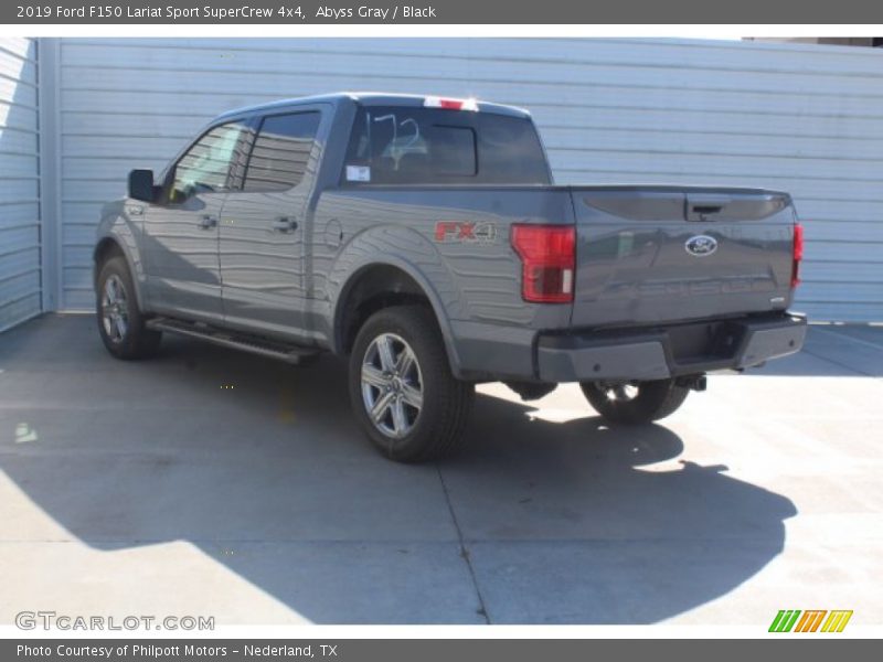 Abyss Gray / Black 2019 Ford F150 Lariat Sport SuperCrew 4x4