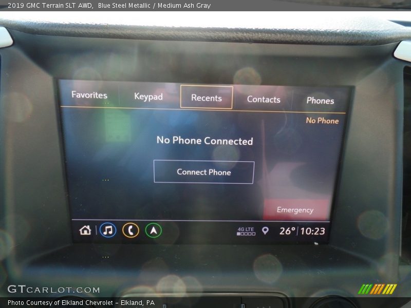 Blue Steel Metallic / Medium Ash Gray 2019 GMC Terrain SLT AWD