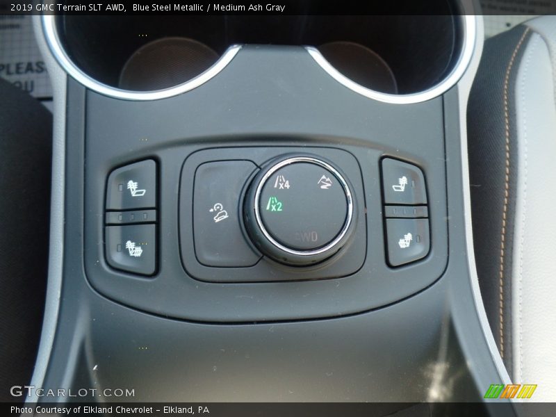 Blue Steel Metallic / Medium Ash Gray 2019 GMC Terrain SLT AWD