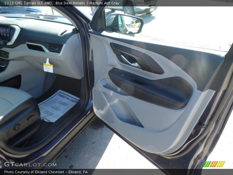 Blue Steel Metallic / Medium Ash Gray 2019 GMC Terrain SLT AWD