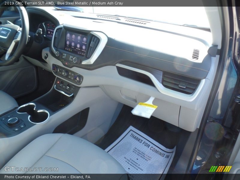 Blue Steel Metallic / Medium Ash Gray 2019 GMC Terrain SLT AWD