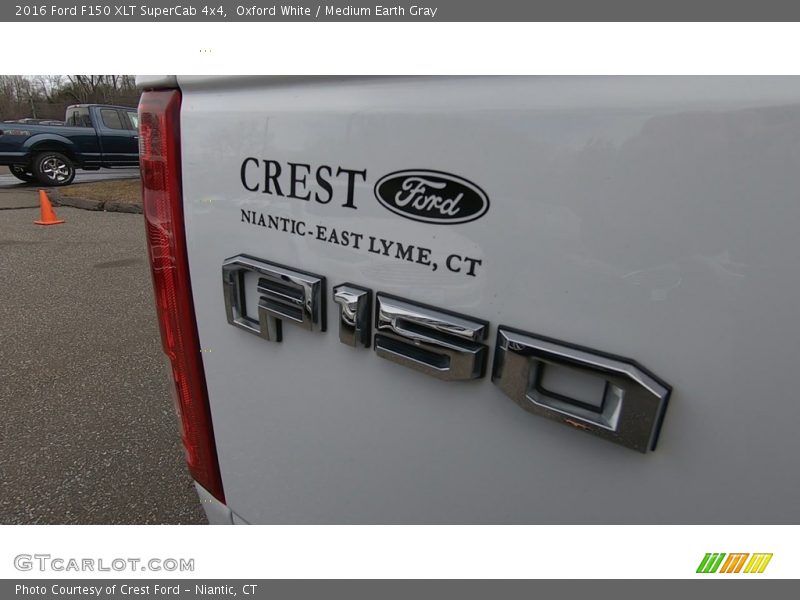 Oxford White / Medium Earth Gray 2016 Ford F150 XLT SuperCab 4x4