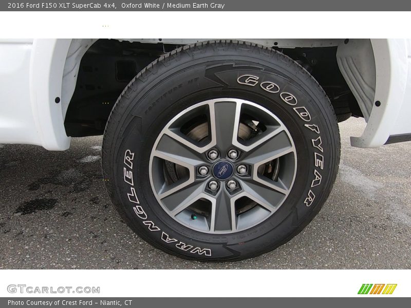 Oxford White / Medium Earth Gray 2016 Ford F150 XLT SuperCab 4x4