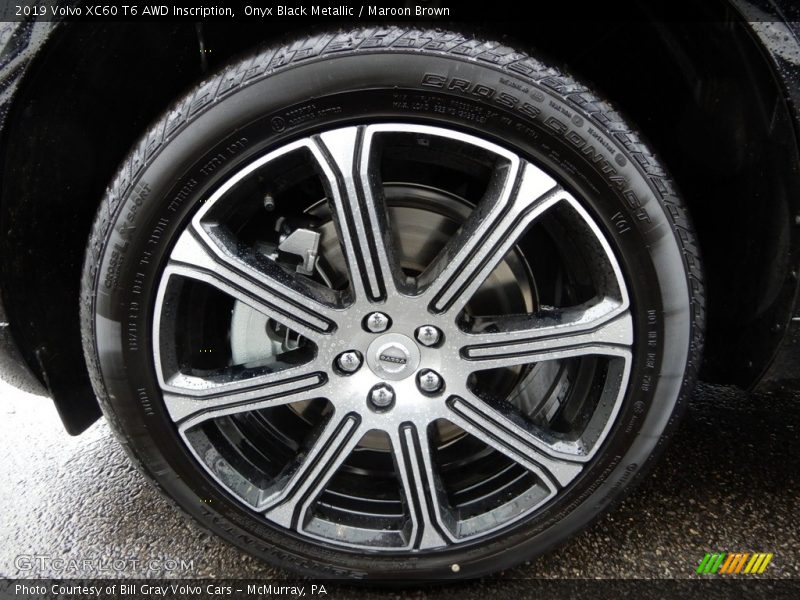 Onyx Black Metallic / Maroon Brown 2019 Volvo XC60 T6 AWD Inscription