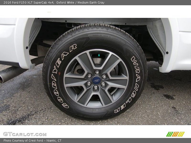 Oxford White / Medium Earth Gray 2016 Ford F150 XLT SuperCab 4x4
