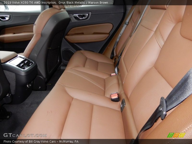 Onyx Black Metallic / Maroon Brown 2019 Volvo XC60 T6 AWD Inscription