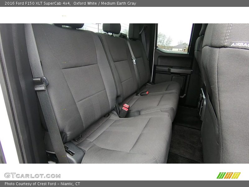 Oxford White / Medium Earth Gray 2016 Ford F150 XLT SuperCab 4x4