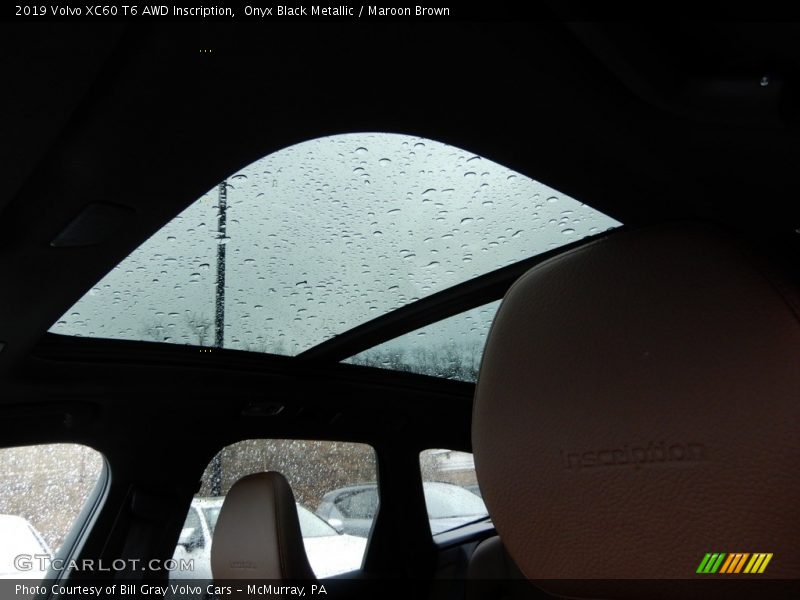 Onyx Black Metallic / Maroon Brown 2019 Volvo XC60 T6 AWD Inscription