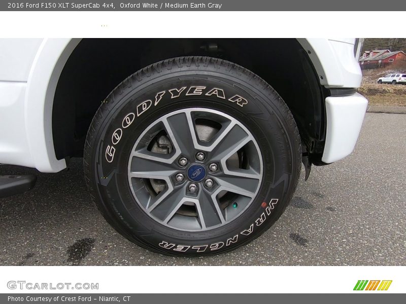 Oxford White / Medium Earth Gray 2016 Ford F150 XLT SuperCab 4x4