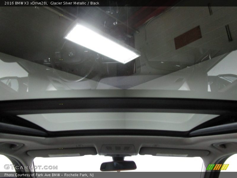 Glacier Silver Metallic / Black 2016 BMW X3 xDrive28i
