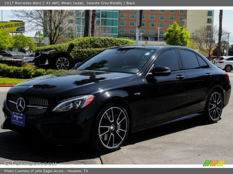 Selenite Grey Metallic / Black 2017 Mercedes-Benz C 43 AMG 4Matic Sedan