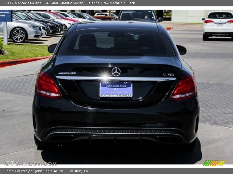 Selenite Grey Metallic / Black 2017 Mercedes-Benz C 43 AMG 4Matic Sedan