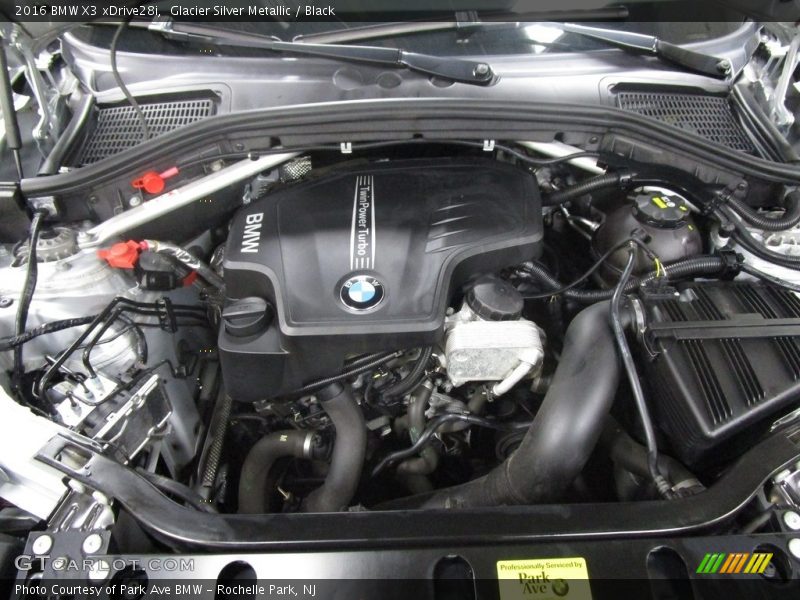Glacier Silver Metallic / Black 2016 BMW X3 xDrive28i