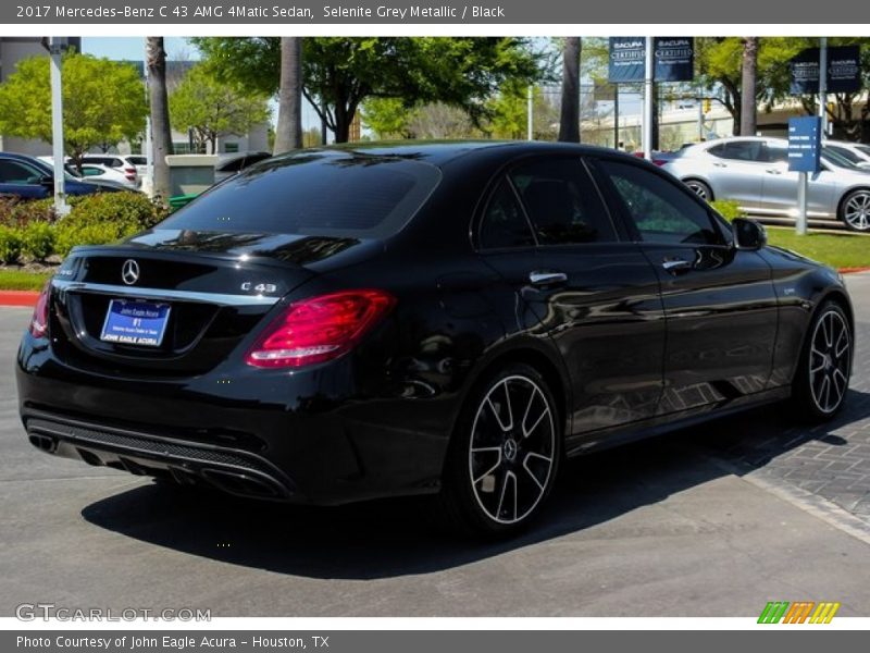 Selenite Grey Metallic / Black 2017 Mercedes-Benz C 43 AMG 4Matic Sedan