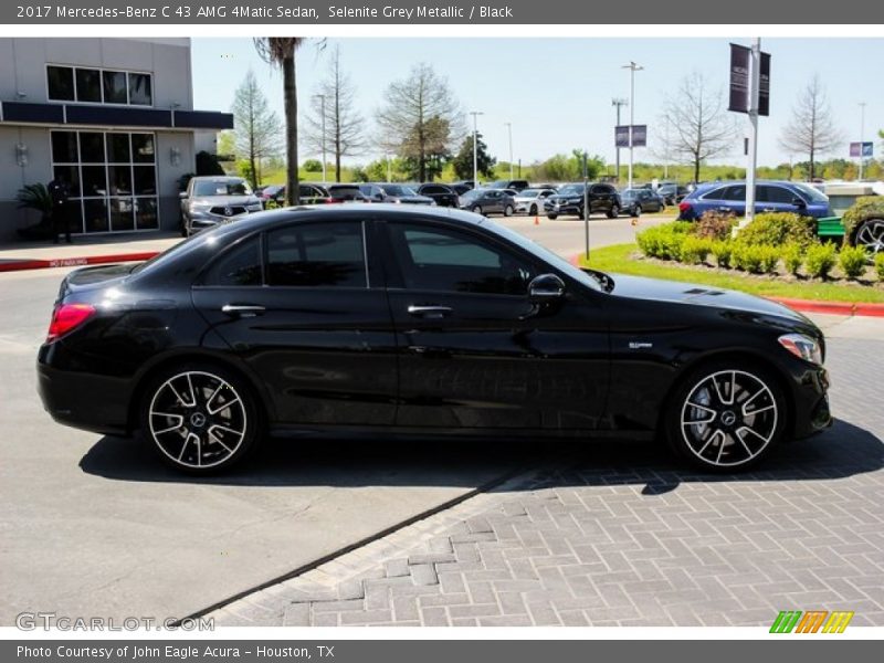 Selenite Grey Metallic / Black 2017 Mercedes-Benz C 43 AMG 4Matic Sedan