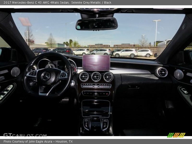 Selenite Grey Metallic / Black 2017 Mercedes-Benz C 43 AMG 4Matic Sedan