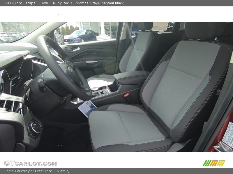 Ruby Red / Chromite Gray/Charcoal Black 2019 Ford Escape SE 4WD