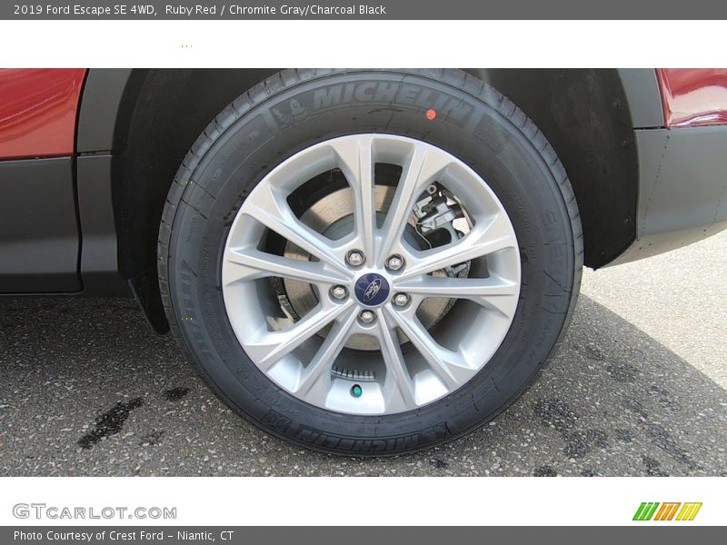 Ruby Red / Chromite Gray/Charcoal Black 2019 Ford Escape SE 4WD