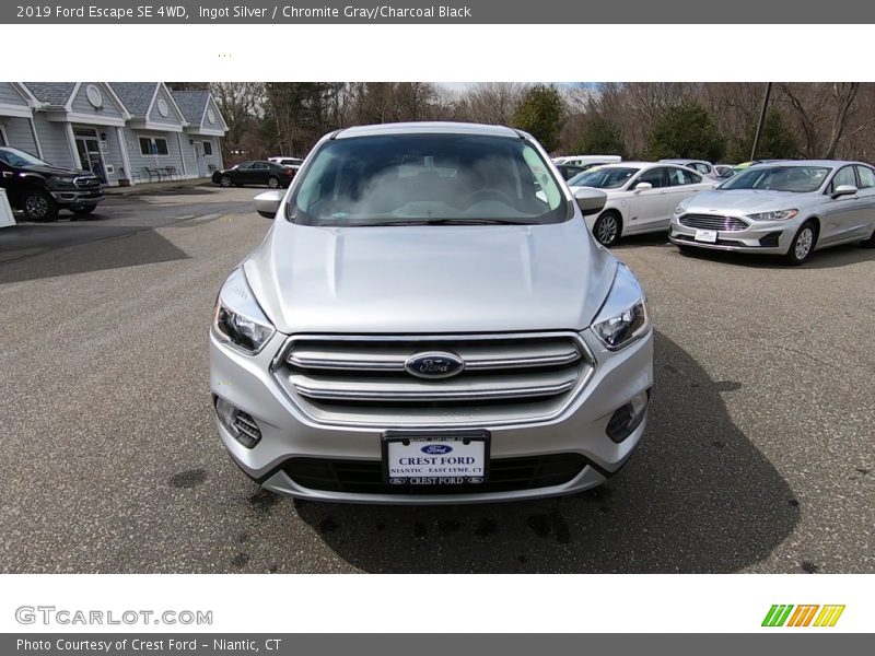 Ingot Silver / Chromite Gray/Charcoal Black 2019 Ford Escape SE 4WD