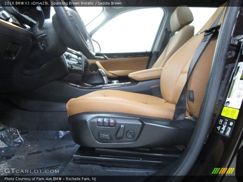 Sparkling Brown Metallic / Saddle Brown 2016 BMW X3 xDrive28i