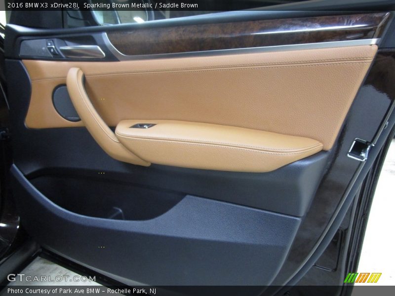 Sparkling Brown Metallic / Saddle Brown 2016 BMW X3 xDrive28i