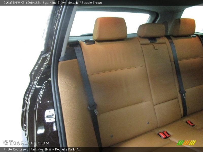 Sparkling Brown Metallic / Saddle Brown 2016 BMW X3 xDrive28i