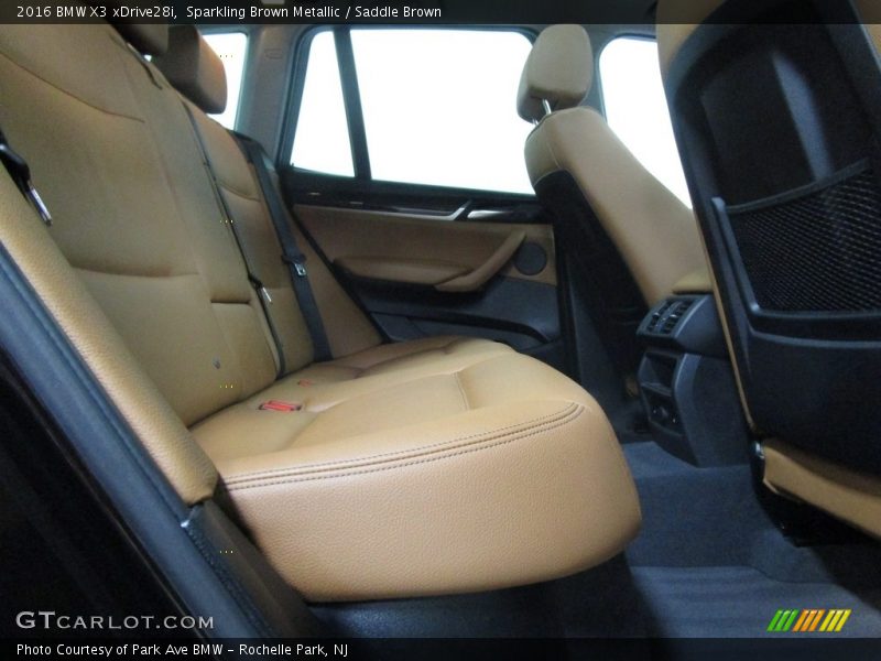 Sparkling Brown Metallic / Saddle Brown 2016 BMW X3 xDrive28i